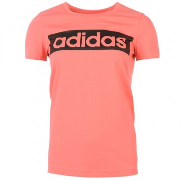 Adidas Linear TShirt Womens - SuperBlush.