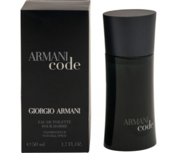 Armani Code for Men - 50ml Eau de Toilette.