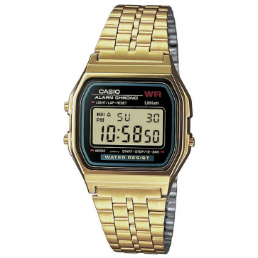 Casio LCD Gold Stainless Steel Bracelet Watch
