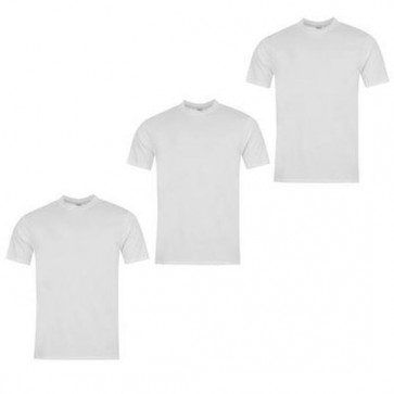 Donnay 3 Pack T Shirts Mens - White.