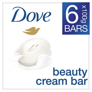 Dove Original Bar Soap 6X100g.