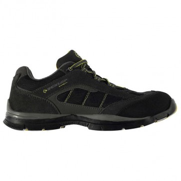 Dunlop Safety Iowa Mens Safety Shoes - Charcoal/Yellow.