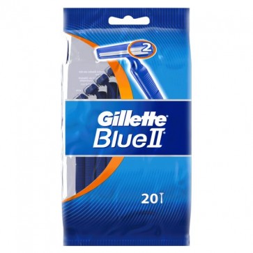 Gillette Blue 2 Disposable Razors 20 Pack.