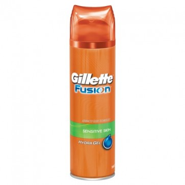 Gillette Fusion Sensitive Skin Shave Gel 200Ml.
