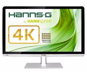 Hanspree 28 Inch Wide LED 4K Monitor with Speakers.