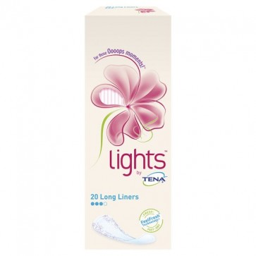 Lights By Tena Long Bladder Weakness Liners 20 Pack.