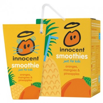 Innocent Kids Mango Pineapple Smoothie 4X180ml