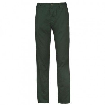 Kangol Chino Trousers - Dark Green.