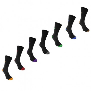 Kangol Formal 7 Pack Socks - Heel Toe.