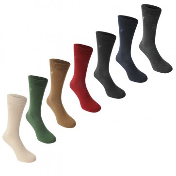 Kangol Formal 7 Pack Socks - Shades.