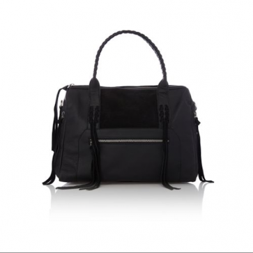 Label Lab Dillon Bowler Handbag - Black.