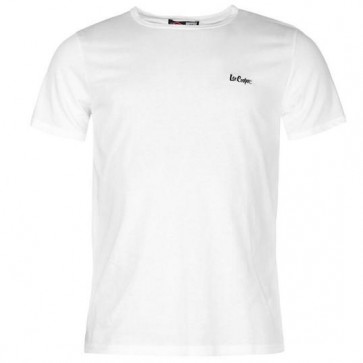 Lee Cooper Basic T Shirt Mens - White.