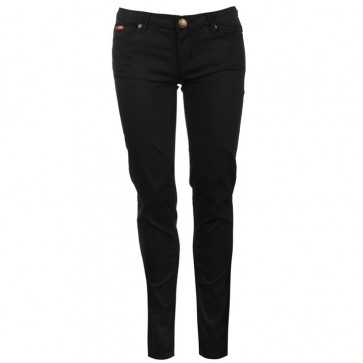 Lee Cooper Coloured Jeans Ladies - Black.