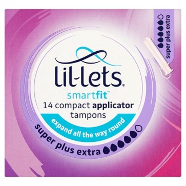 Lil Lets Applicator Super Plus Extra Tampons 14 Pack.