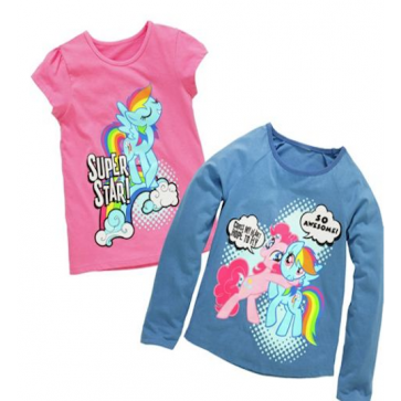 My Little Pony 2 Pack of T-Shirts.