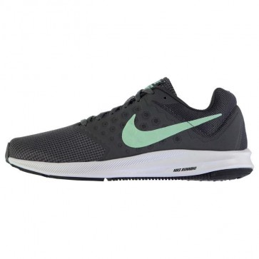Nike Downshifter 7 Ladies Trainers - Anthrac/Green.