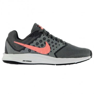 Nike Downshifter 7 Ladies Trainers - Grey/Pink.