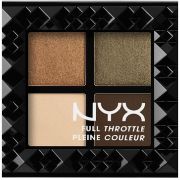 NYX Professional Makeup Full Throttle Shadow Palette - Easy On The Eyes.