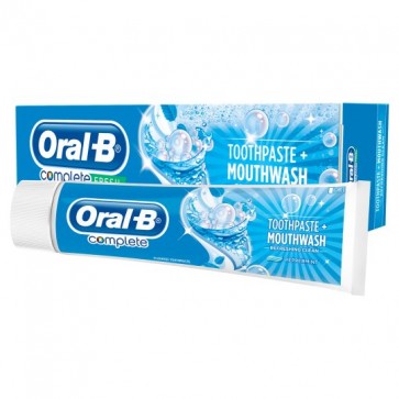 Oral-B Complete Mouthwash Plus Whitening Toothpaste 100Ml.