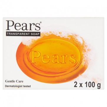 Pears Amber Bar Soap 2X100g.