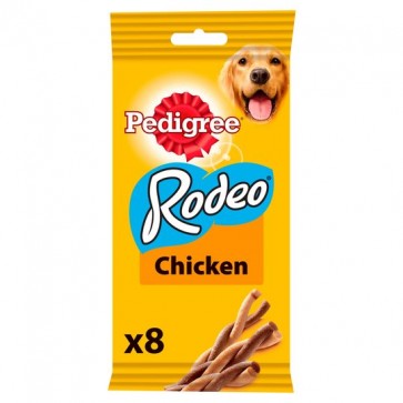 Pedigree Rodeo Dog Food Treats Chicken 8 Pack 140G
