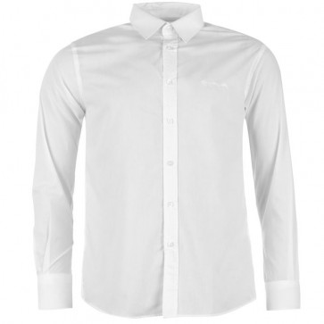Pierre Cardin Long Sleeve Shirt Mens - White.