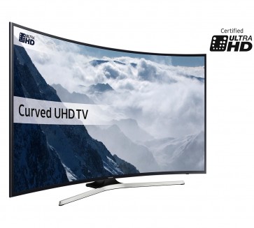Samsung 55KU6100 55 Inch Curved SMART 4K Ultra HD TV w/ HDR.
