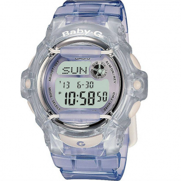 Casio Baby-G Ladies' Lilac LCD Watch