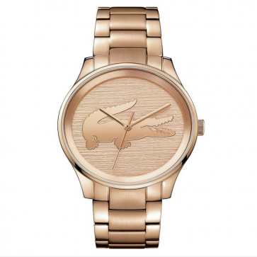 Lacoste Ladies' Victoria Rose Gold Plated Bracelet Watch