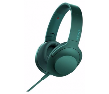 Sony H.Ear on MDR100AAPL Headphones - Blue.