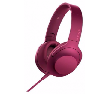 Sony MDR 100 AA PP On Ear Headphones - Pink.
