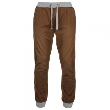 SoulCal Ribbed Waistband Chinos Mens - Coffee.