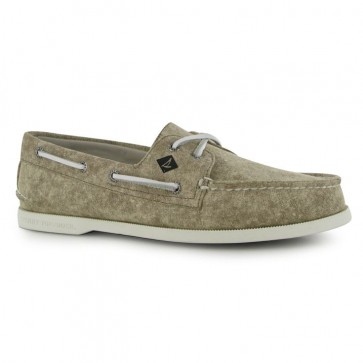 Sperry Authentic Two Canvas Shoes - Tan.