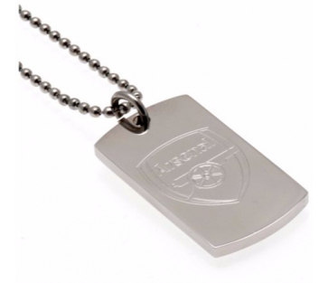 Stainless Steel Arsenal Dogtag and Chain