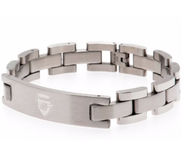 Stainless Steel Arsenal FC Crest Bracelet