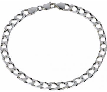 Revere Sterling Silver 8 inch Solid Curb Bracelet