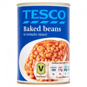 Tesco Baked Beans In Tomato Sauce 420G