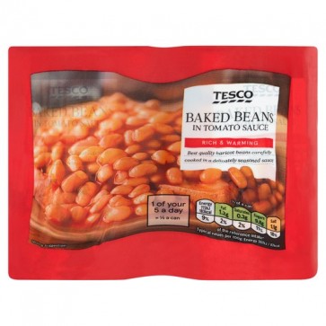 Tesco Baked Beans In Tomato Sauce 4X420g