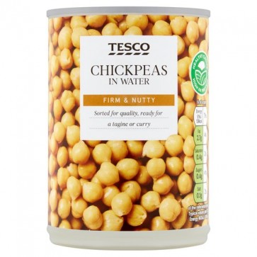 Tesco Chickpeas In Water 400G