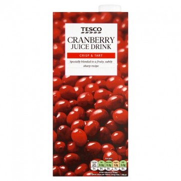 Tesco Cranberry Juice 1L