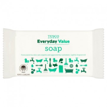 Tesco Everyday Value Soap 125G.