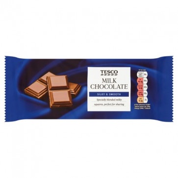 Tesco Milk Chocolate Bar 200G