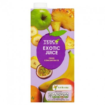 Tesco Pure Exotic Juice 1 Litre.