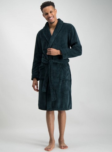 Green Super Soft Dressing Gown