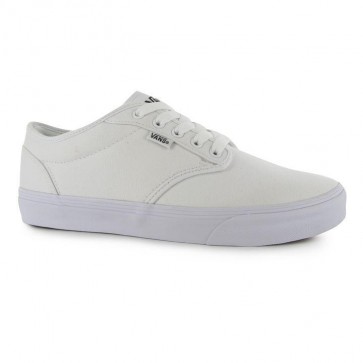 Vans Atwood Canvas Trainers - White/White.