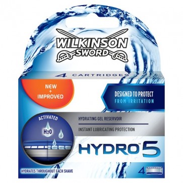 Wilkinson Sword Hydro 5 Razor Blades 4 Pack.