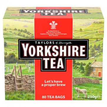 Yorkshire 80 Teabags 250G