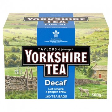 Yorkshire Decaffeinated Teabags 160S 500G