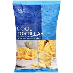 M&S Cool Cheese Tortilla Chips 200g