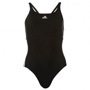 Adidas 3S Swimsuit Ladies - Black/White.